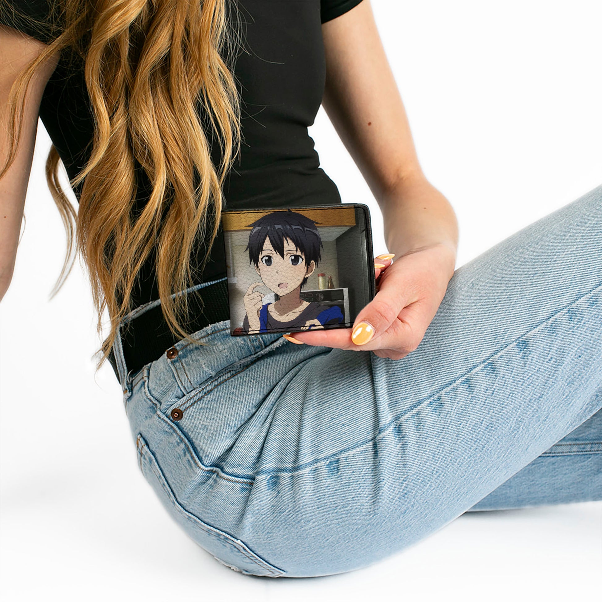 Bi-Fold Wallet - SWORD ART ONLINE Asuna and Kirito Home Life Scene Bi-Fold Wallets Sword Art Online