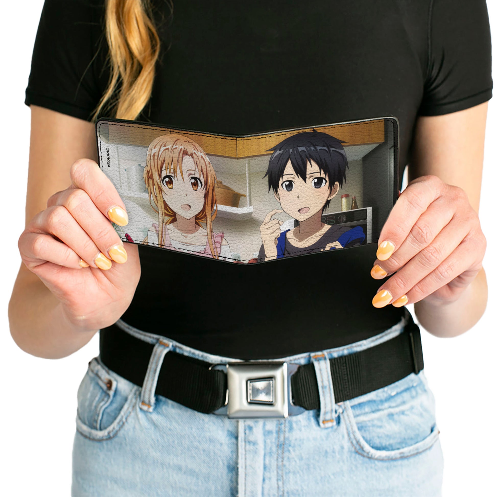 Bi-Fold Wallet - SWORD ART ONLINE Asuna and Kirito Home Life Scene Bi-Fold Wallets Sword Art Online