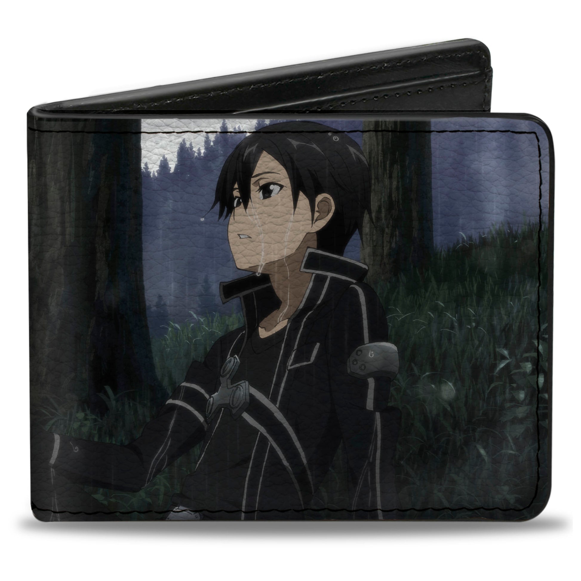 Bi-Fold Wallet - SWORD ART ONLINE Asuna and Kirito Forest Sitting Scene Bi-Fold Wallets Sword Art Online