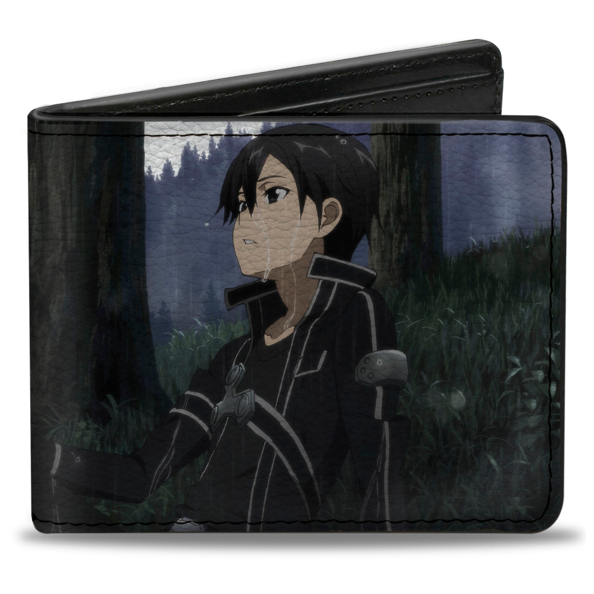 Bi-Fold Wallet - SWORD ART ONLINE Asuna and Kirito Forest Sitting Scene Bi-Fold Wallets Sword Art Online