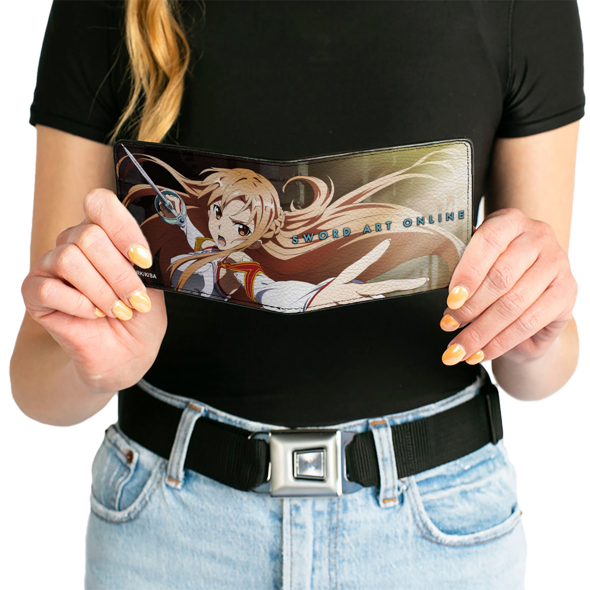 Bi-Fold Wallet - SWORD ART ONLINE Asuna Action Sword Pose Bi-Fold Wallets Sword Art Online