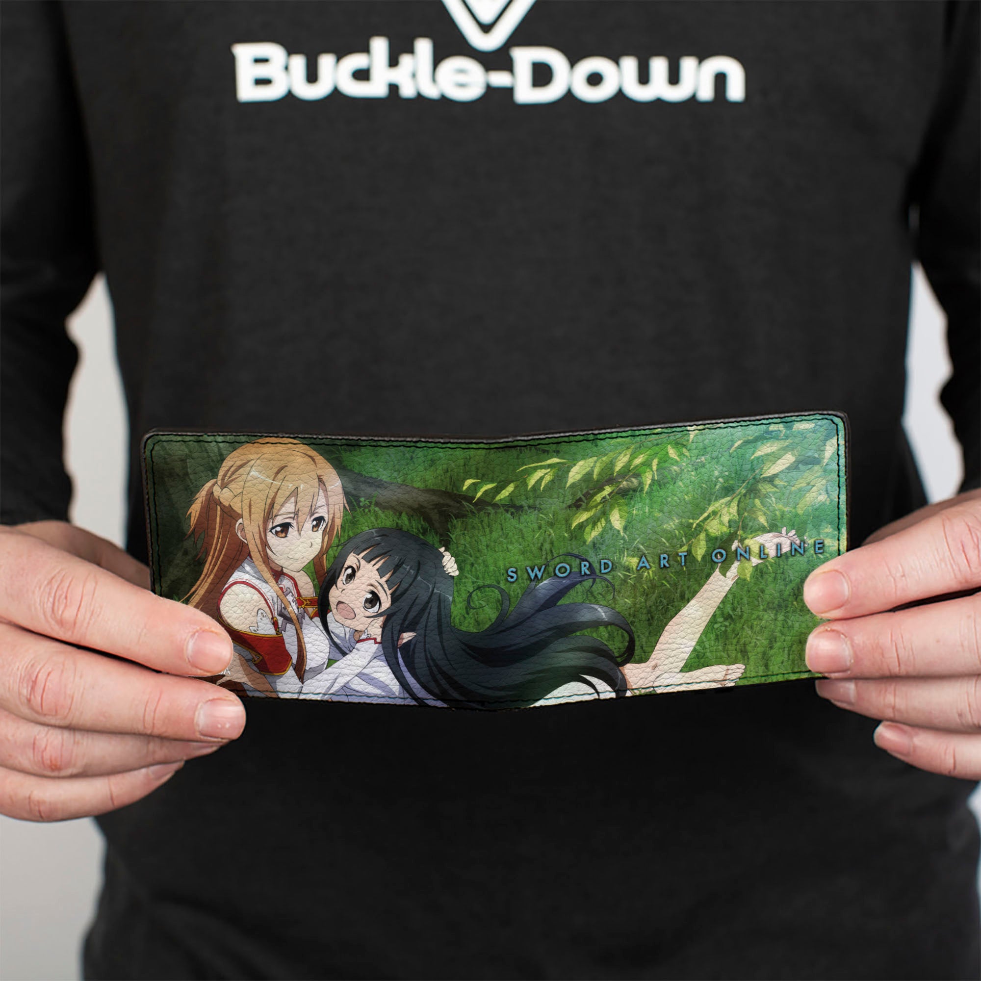 Bi-Fold Wallet - SWORD ART ONLINE Asuna and Yui Hugging Scene Bi-Fold Wallets Sword Art Online