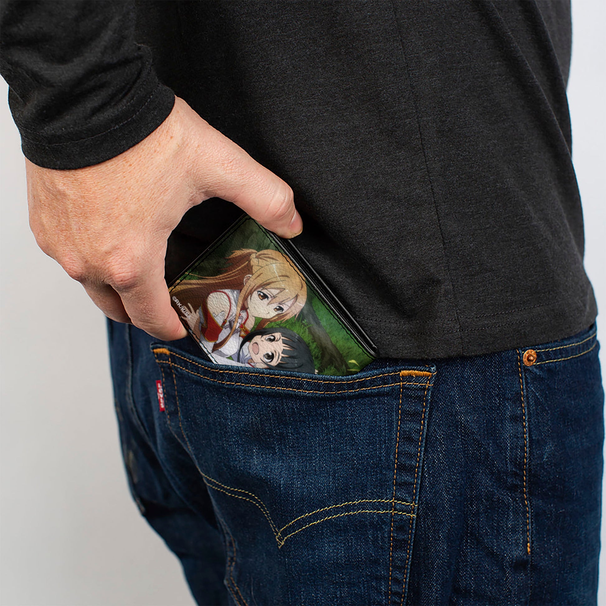 Bi-Fold Wallet - SWORD ART ONLINE Asuna and Yui Hugging Scene Bi-Fold Wallets Sword Art Online