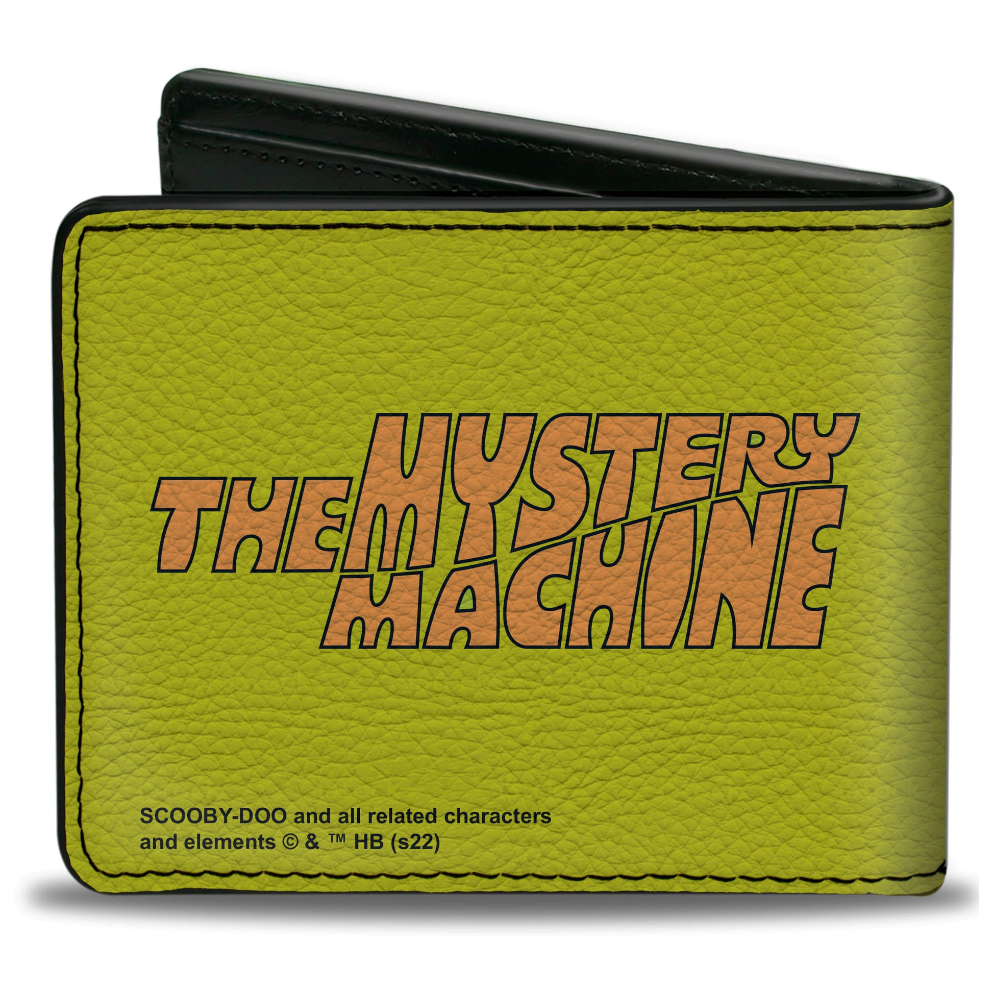 Bi-Fold Wallet - Scooby Doo Group Driving Mystery Machine Front Pose + Text Yellow Bi-Fold Wallets Scooby Doo