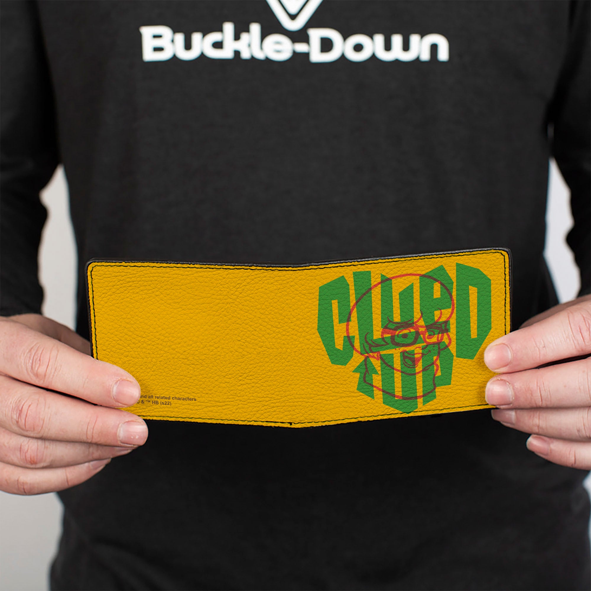 Bi-Fold Wallet - Scooby Doo Velma Smiling Face CLUED UP Yellow/Green/Red Bi-Fold Wallets Scooby Doo