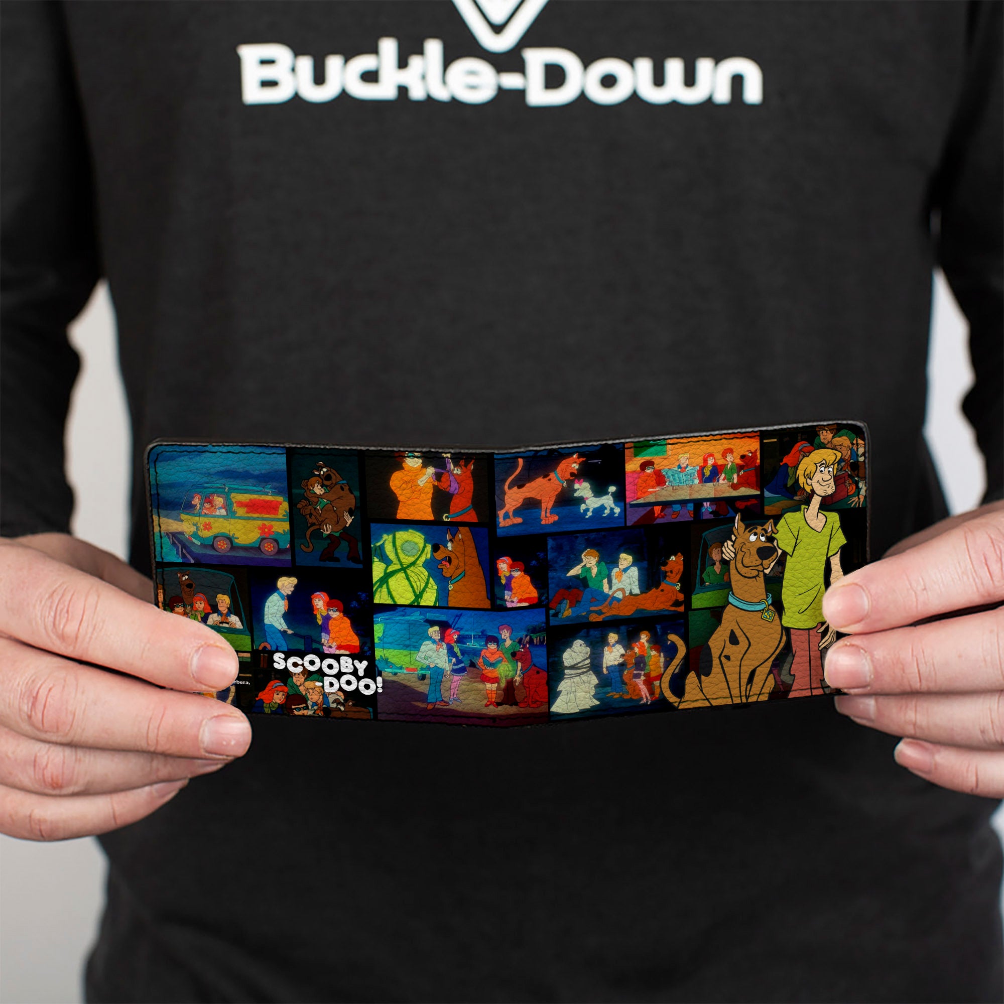 Bi-Fold Wallet - Scooby Doo & Shaggy Pose Scene Blocks + SCOOBY DOO! Bi-Fold Wallets Scooby Doo