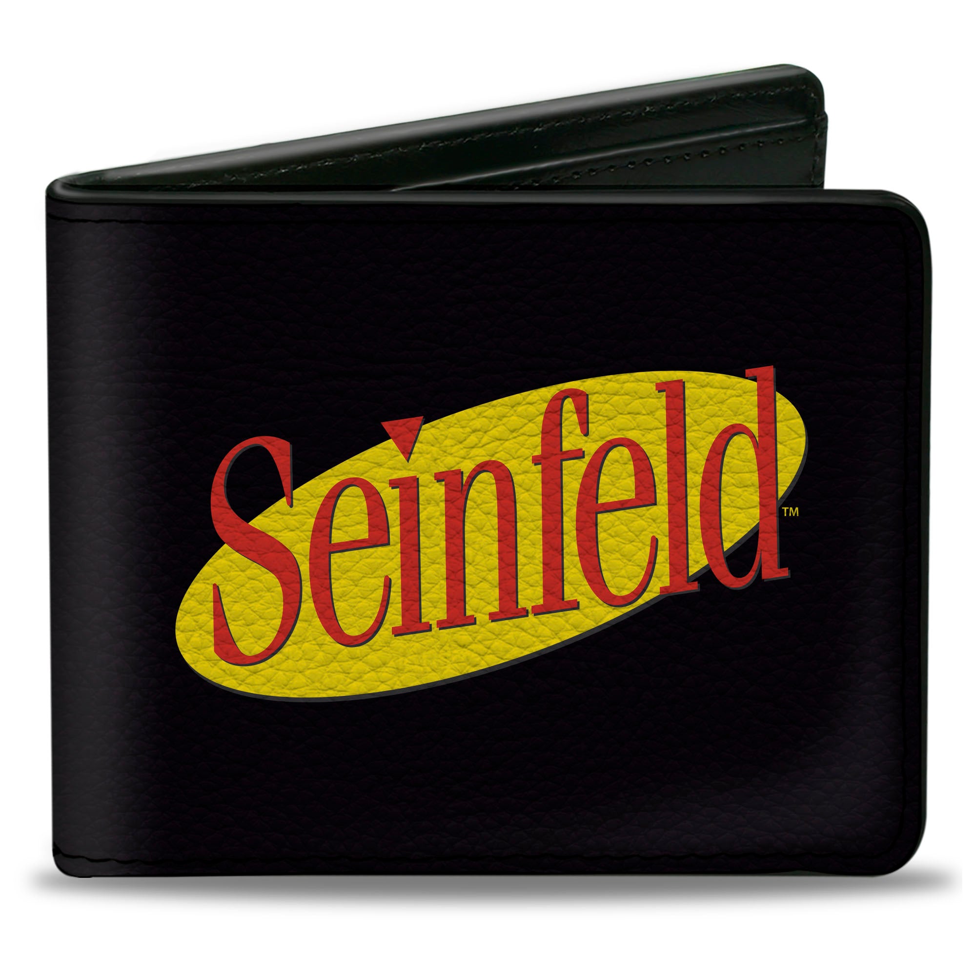 Bi-Fold Wallet - SEINFELD Spotlight Logo Black Yellow Red Bi-Fold Wallets Seinfeld