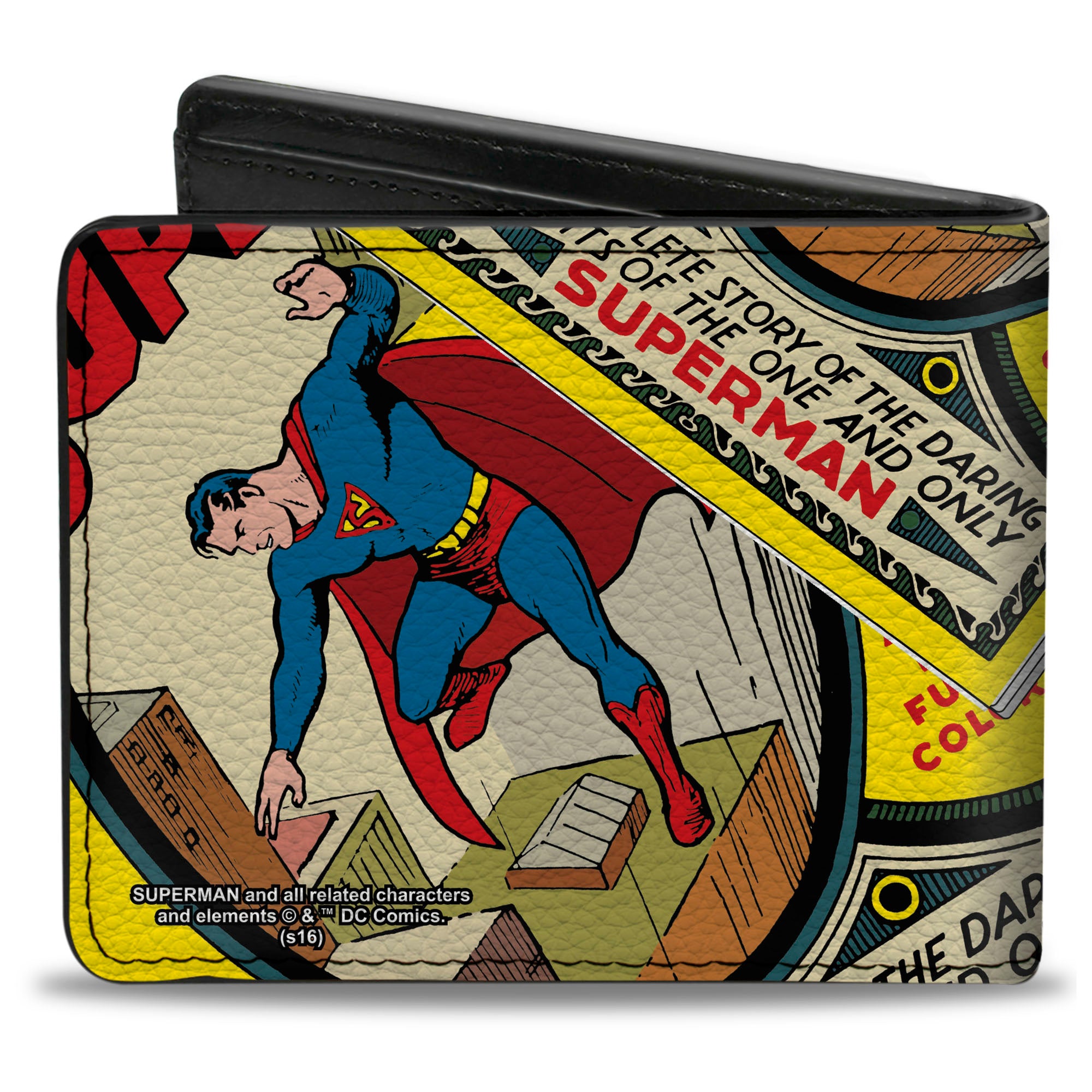 Bi-Fold Wallet - Classic SUPERMAN #1 Flying Cover Pose Bi-Fold Wallets DC Comics