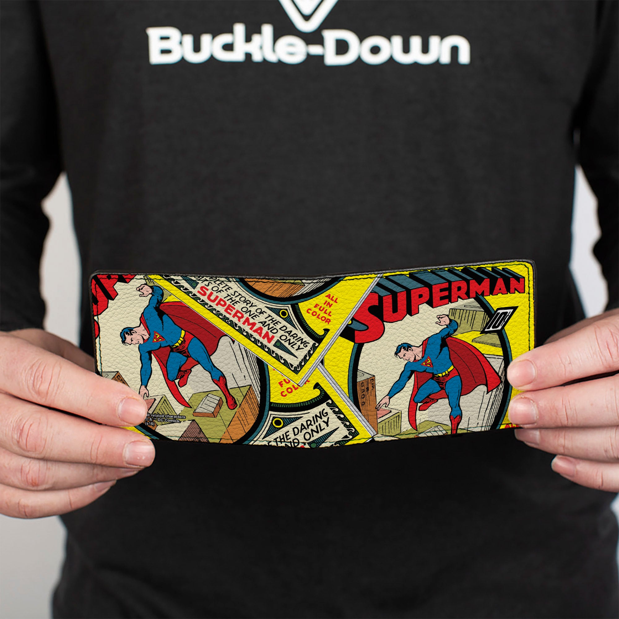 Bi-Fold Wallet - Classic SUPERMAN #1 Flying Cover Pose Bi-Fold Wallets DC Comics