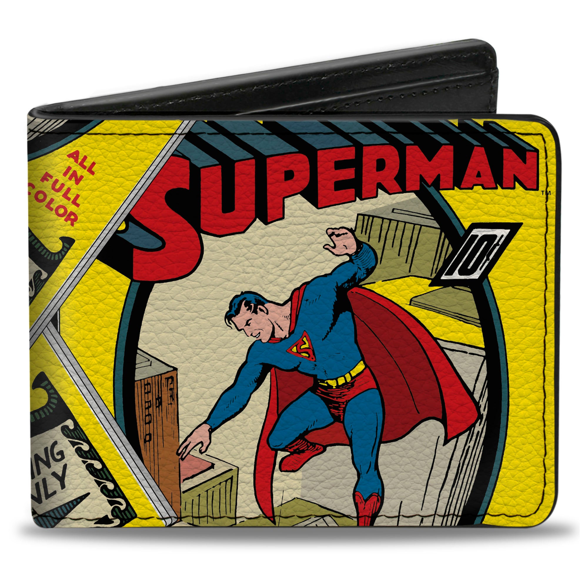 Bi-Fold Wallet - Classic SUPERMAN #1 Flying Cover Pose Bi-Fold Wallets DC Comics