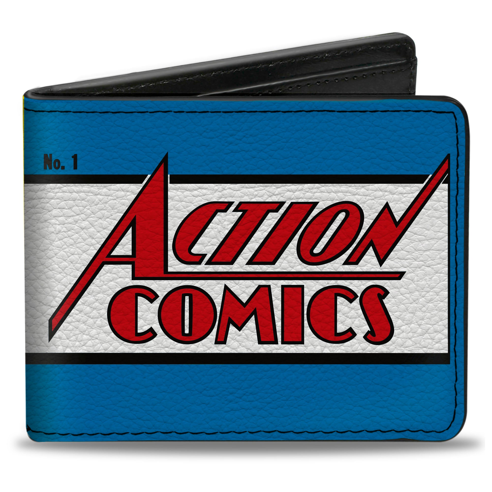 Bi-Fold Wallet - Superman ACTION COMICS Lifting Car Comic Book Cover Scene Bi-Fold Wallets DC Comics