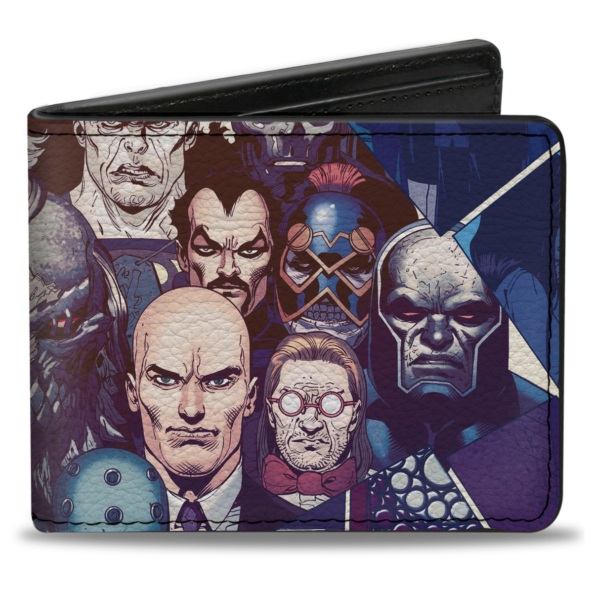 Bi-Fold Wallet - Superman Rogues Gallery Villains Comic Book Cover Bi-Fold Wallets DC Comics