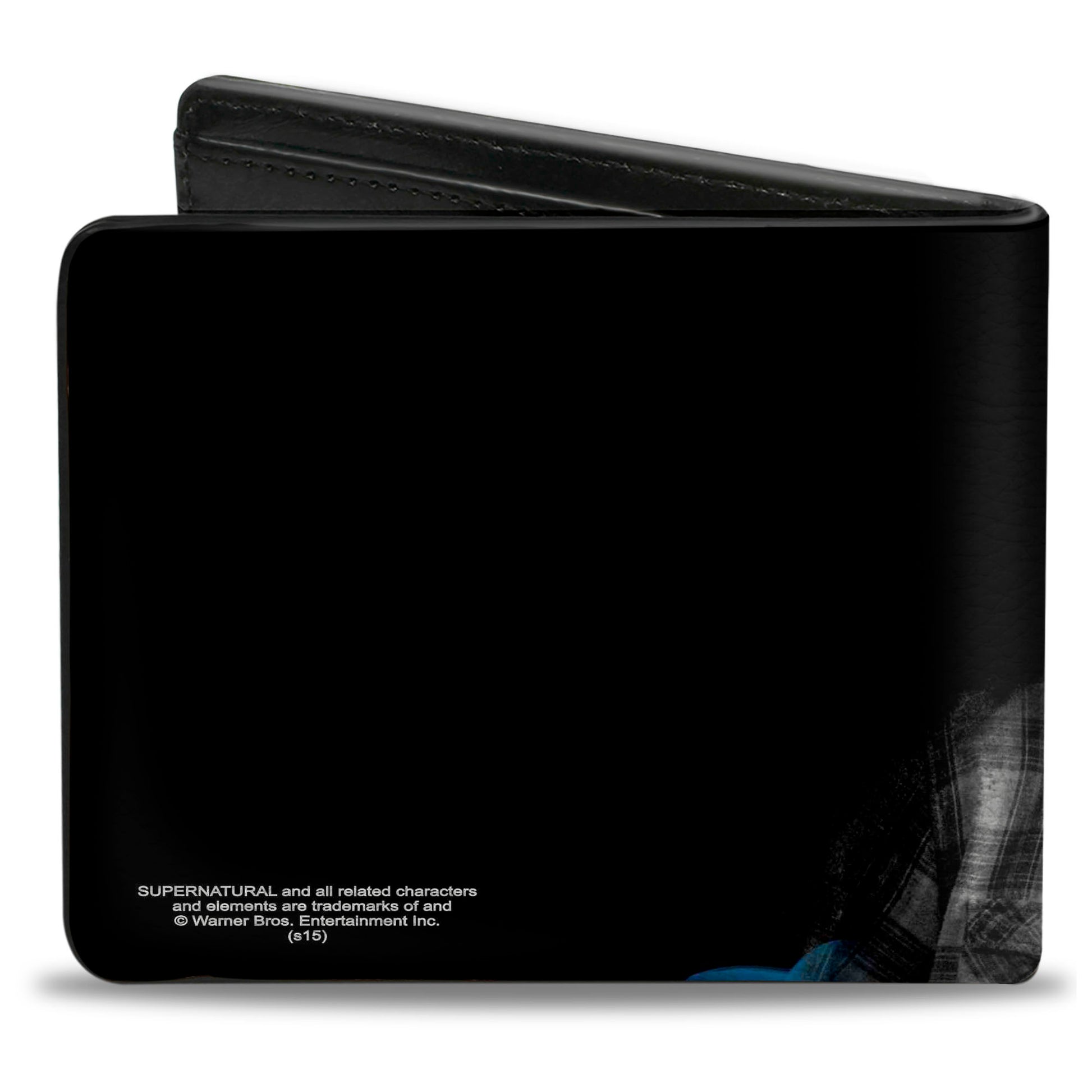 Bi-Fold Wallet - Dean Pose3 YOU WANT TO PINATA THIS ASSHAT? Black Blues Grays White Bi-Fold Wallets Supernatural