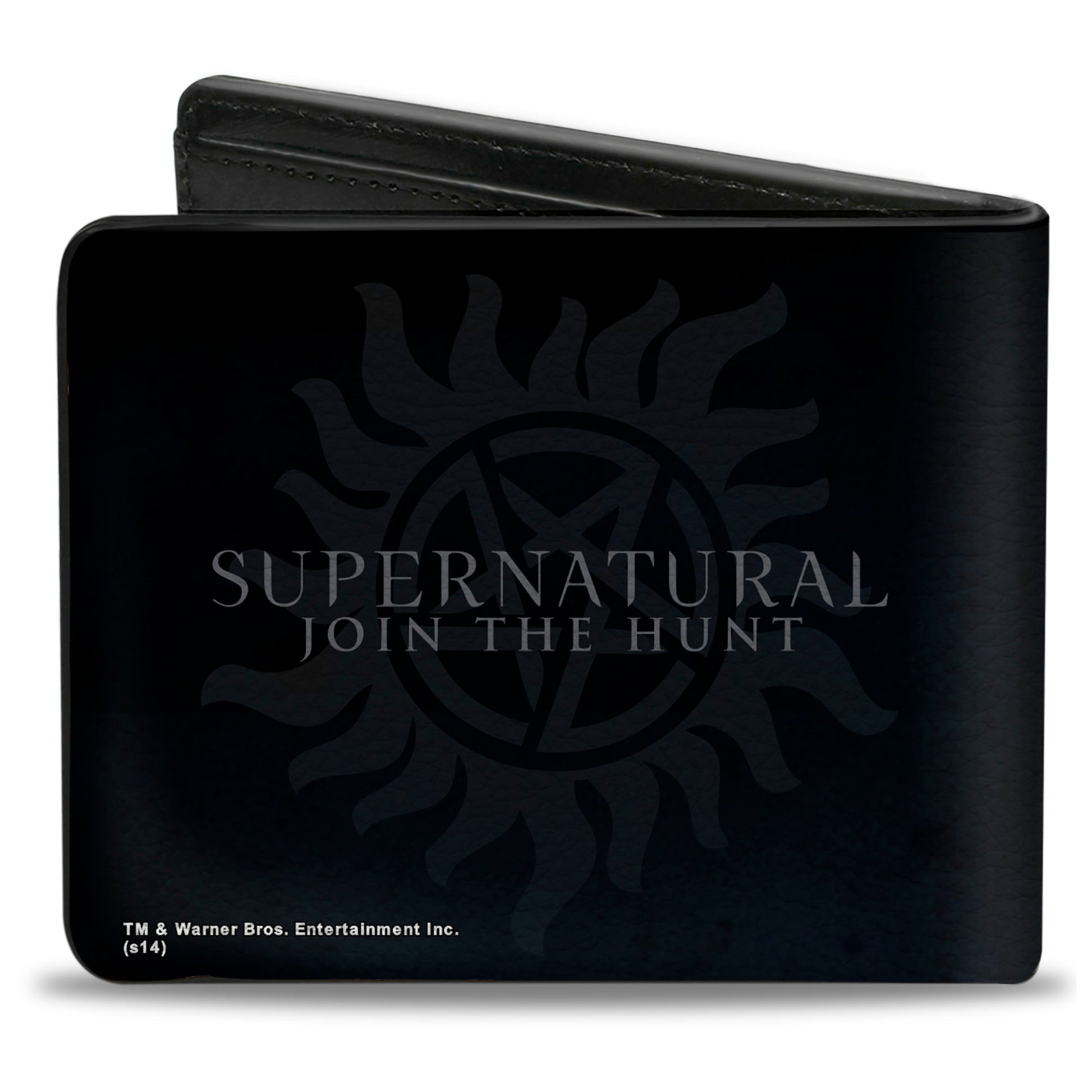 Bi-Fold Wallet - Winchester Brothers CLOSE-UP + SUPERNATURAL Logo Bi-Fold Wallets Supernatural