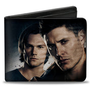 Bi-Fold Wallet - Winchester Brothers CLOSE-UP + SUPERNATURAL Logo Bi-Fold Wallets Supernatural