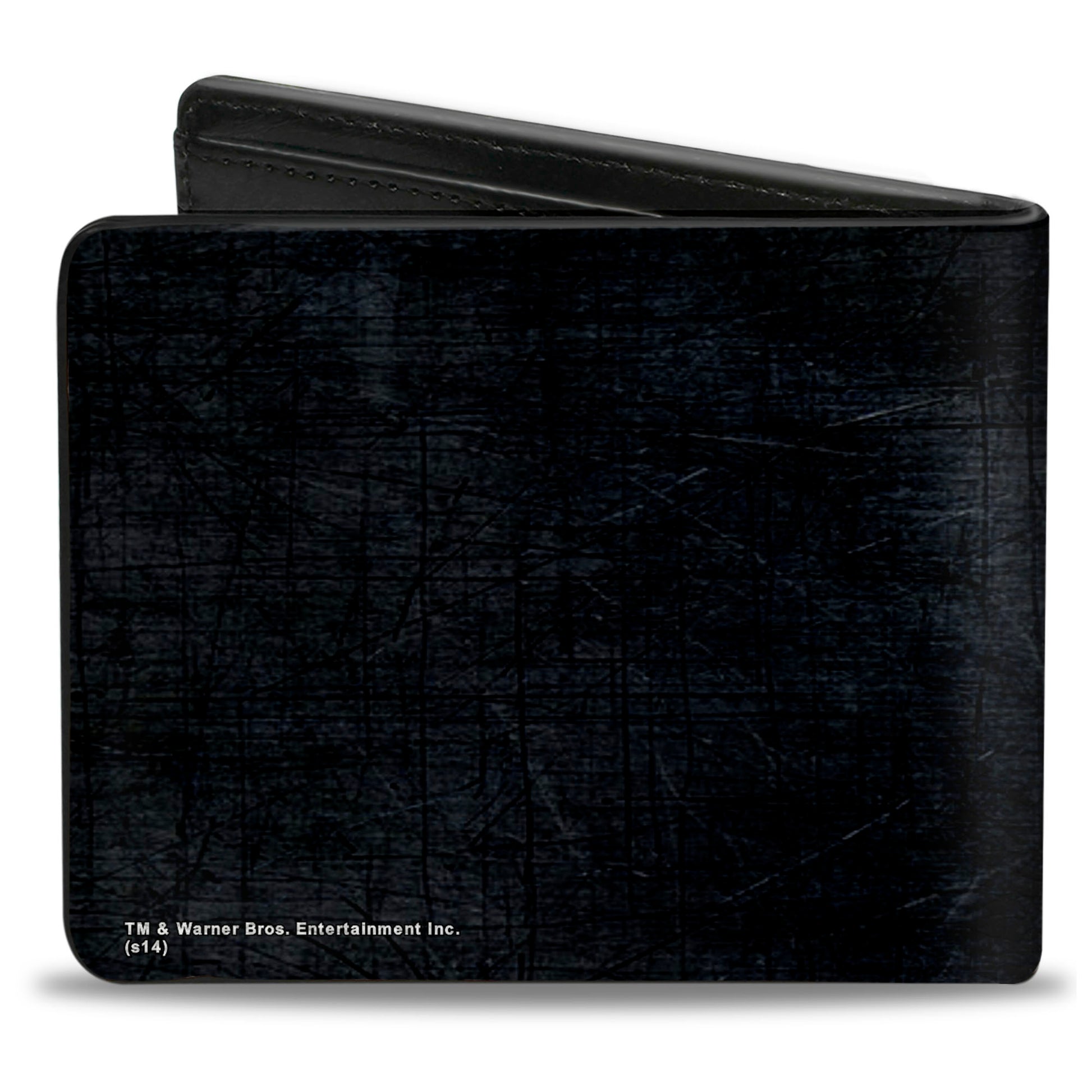Bi-Fold Wallet - STOP THE SULLEN EMO CRAP Pentagram Black Grays White Bi-Fold Wallets Supernatural