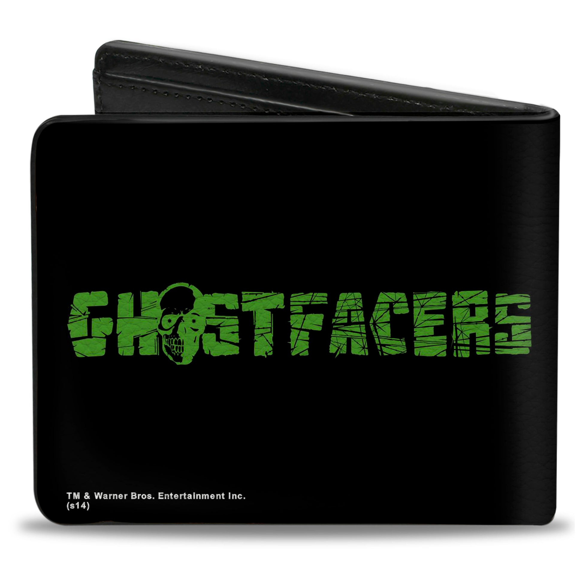 Bi-Fold Wallet - GHOSTFACERS Logo Black Green Bi-Fold Wallets Supernatural
