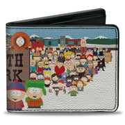 Bi-Fold Wallet - SOUTH PARK Title Characters Group Pose Bi-Fold Wallets South Park