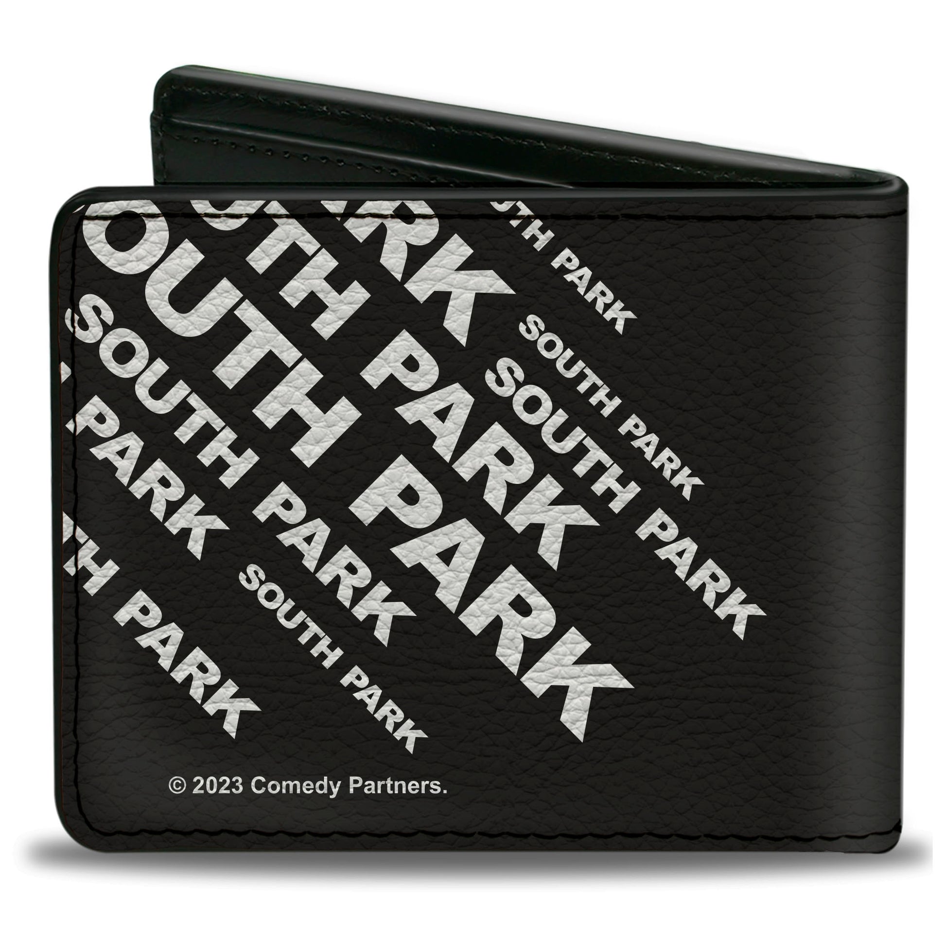 Bi-Fold Wallet - SOUTH PARK Boys Face Blocks and Text Black/Multi Color Bi-Fold Wallets South Park