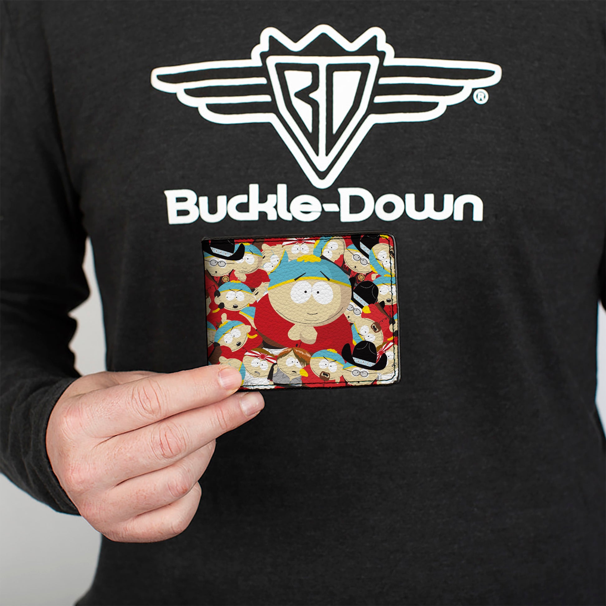 Bi-Fold Wallet - South Park Eric Cartman Poses Stacked Bi-Fold Wallets South Park