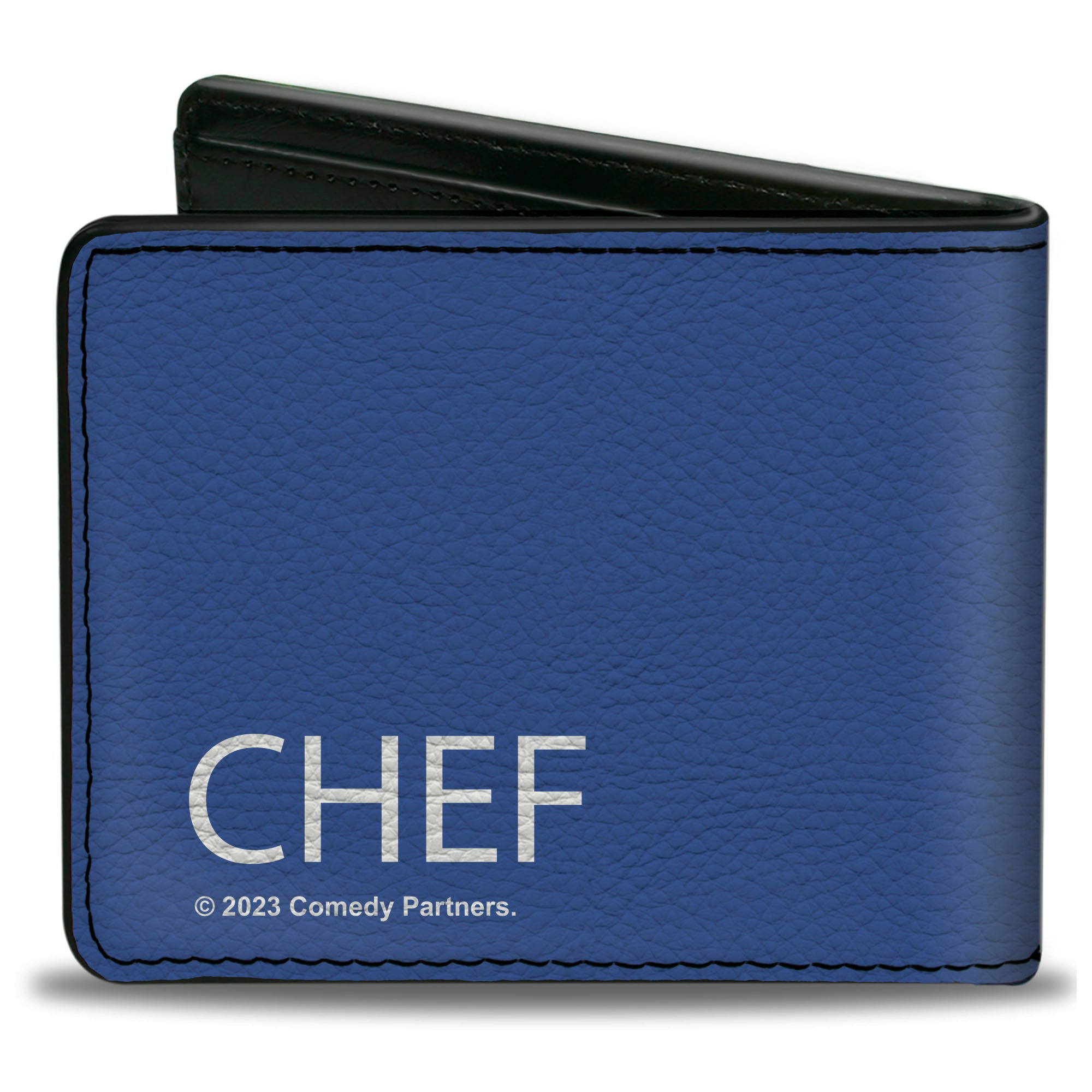 Bi-Fold Wallet - South Park CHEF Pose and Text Blue Bi-Fold Wallets South Park