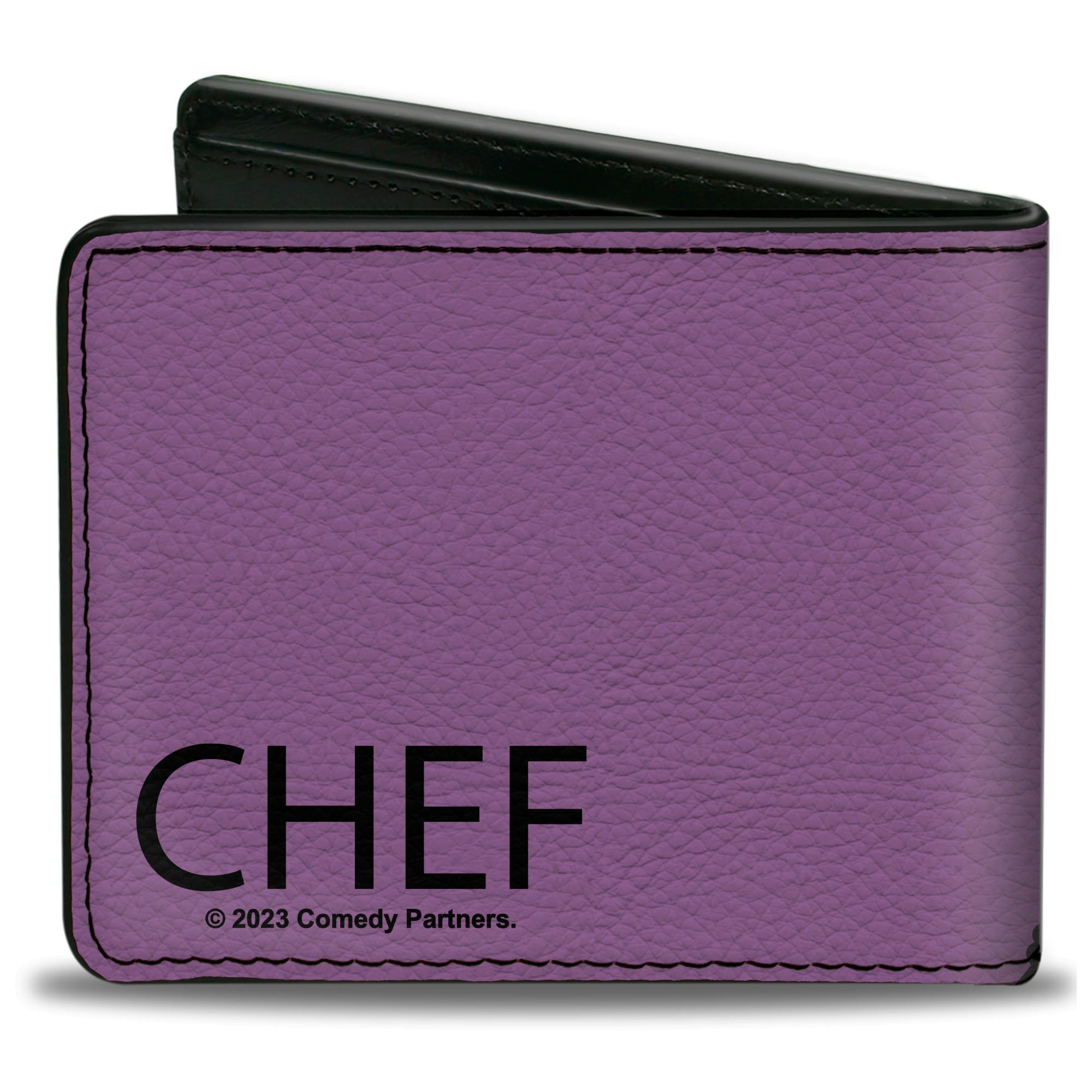 Bi-Fold Wallet - South Park CHEF Pose and Text Purple Bi-Fold Wallets South Park