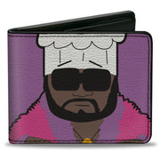 Bi-Fold Wallet - South Park CHEF Pose and Text Purple Bi-Fold Wallets South Park