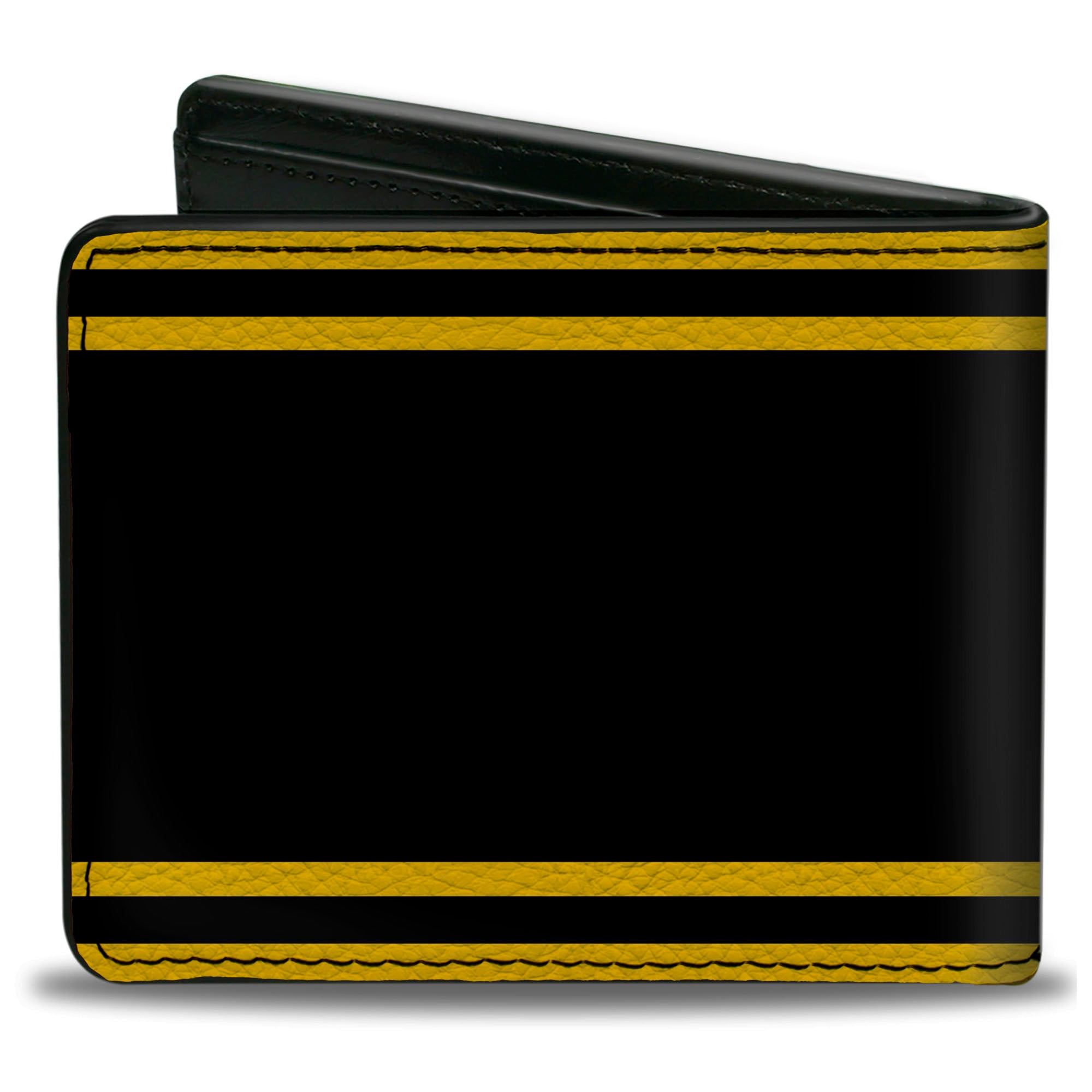 Bi-Fold Wallet - SUPER BEE Logo Stripes Black Yellow Bi-Fold Wallets Dodge