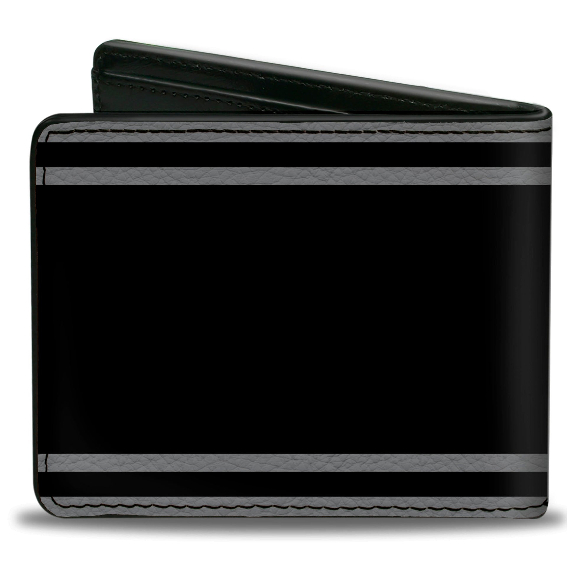 Bi-Fold Wallet - SUPER BEE Logo Stripes Black Gray Bi-Fold Wallets Dodge