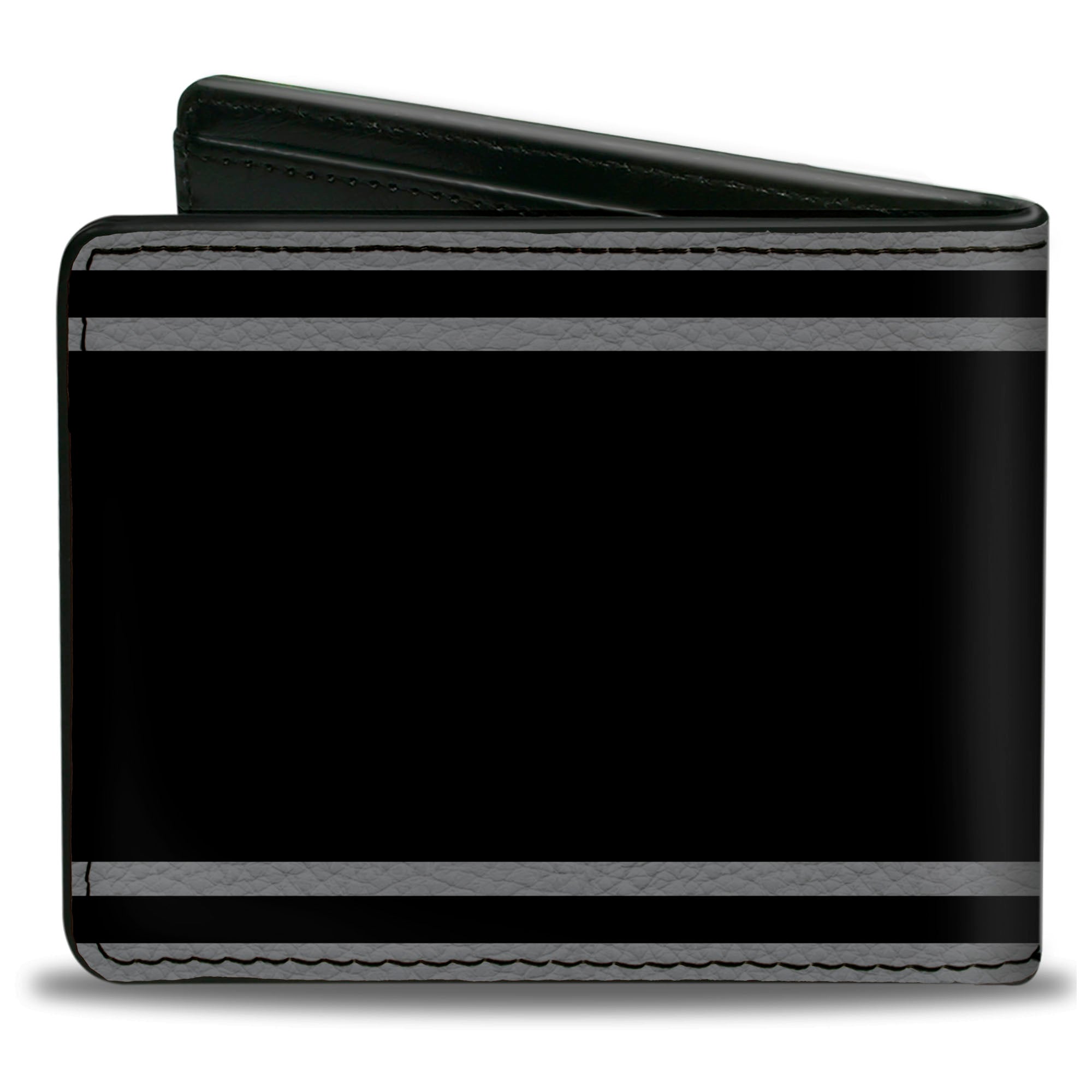 Bi-Fold Wallet - SUPER BEE Logo Stripes Black Gray Bi-Fold Wallets Dodge