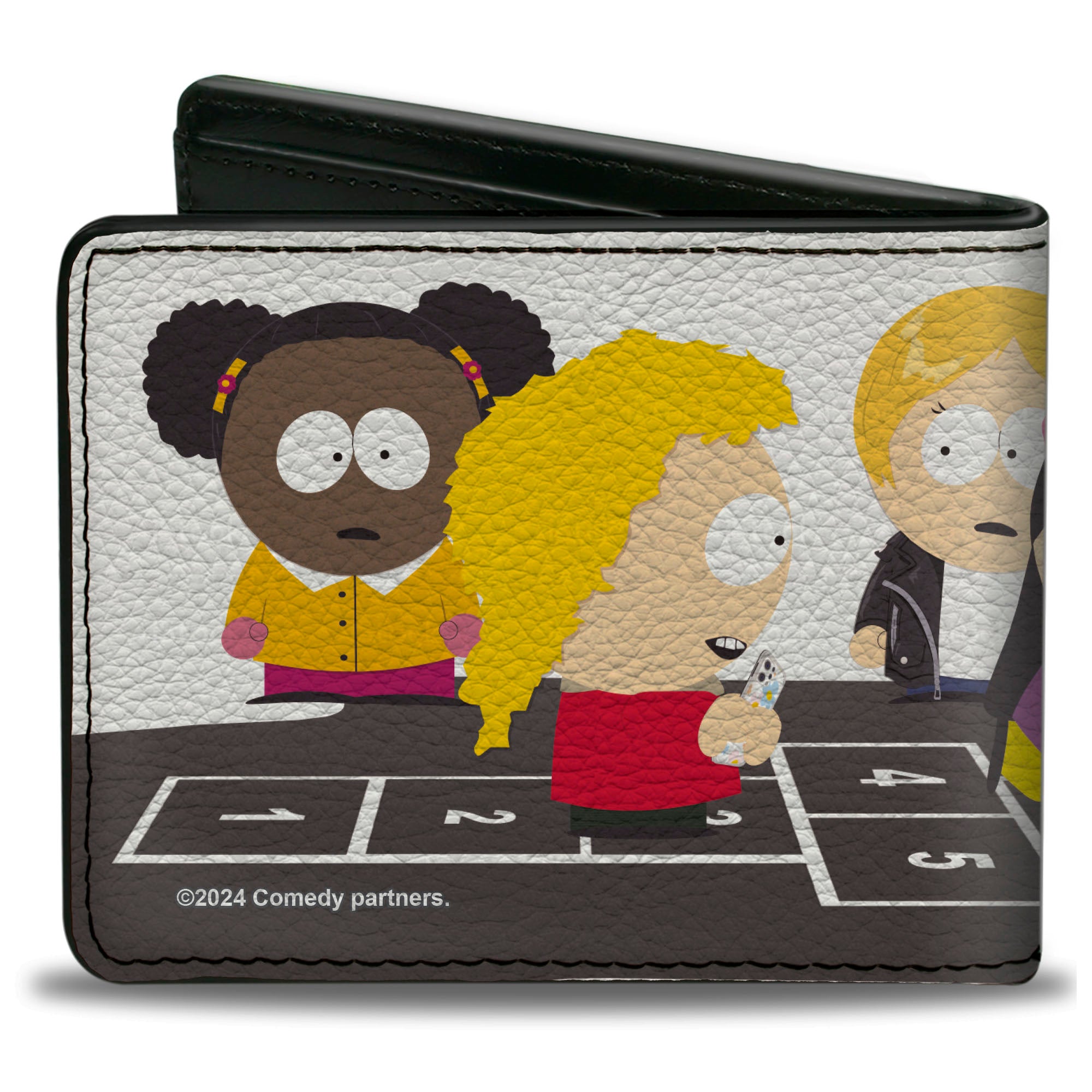 Bi-Fold Wallet - South Park Bebe and Wendy Deep Learning Hopscotch Group Scene Bi-Fold Wallets South Park