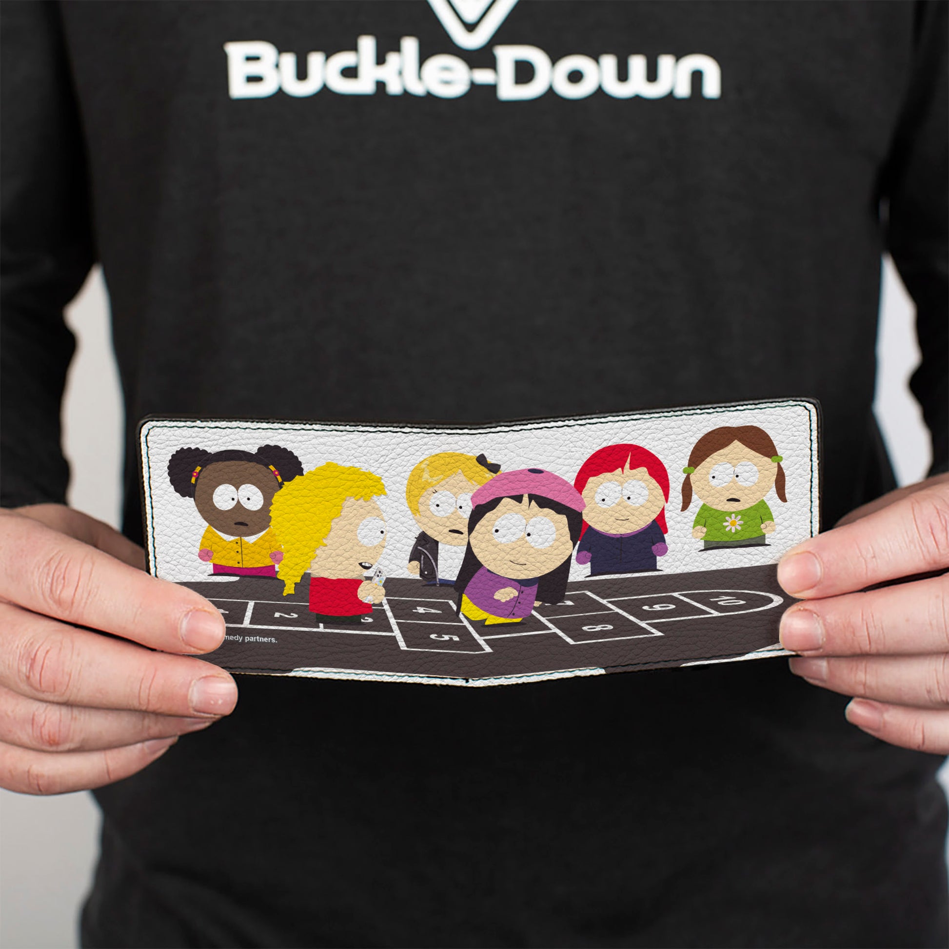 Bi-Fold Wallet - South Park Bebe and Wendy Deep Learning Hopscotch Group Scene Bi-Fold Wallets South Park