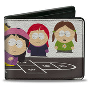 Bi-Fold Wallet - South Park Bebe and Wendy Deep Learning Hopscotch Group Scene Bi-Fold Wallets South Park