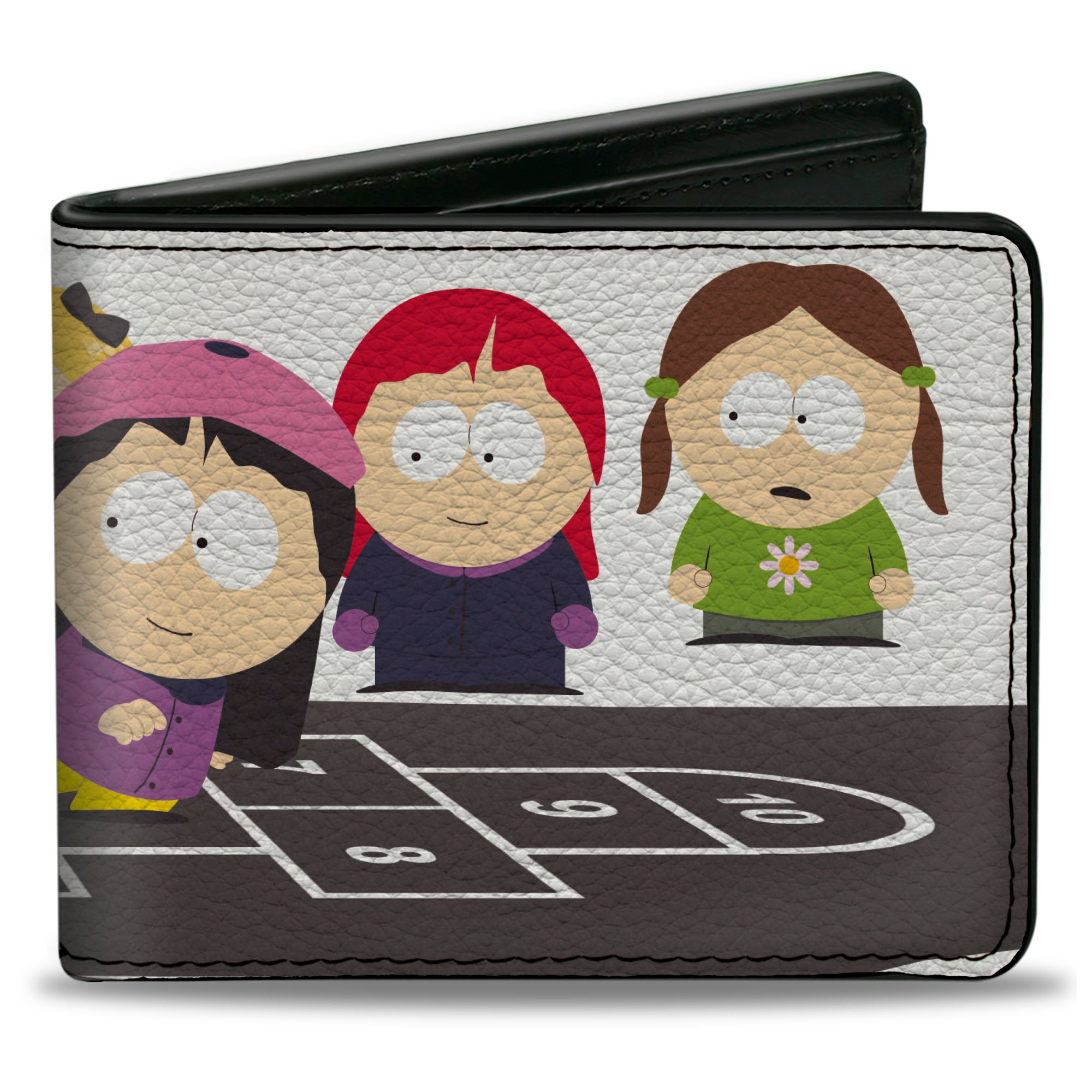 Bi-Fold Wallet - South Park Bebe and Wendy Deep Learning Hopscotch Group Scene Bi-Fold Wallets South Park