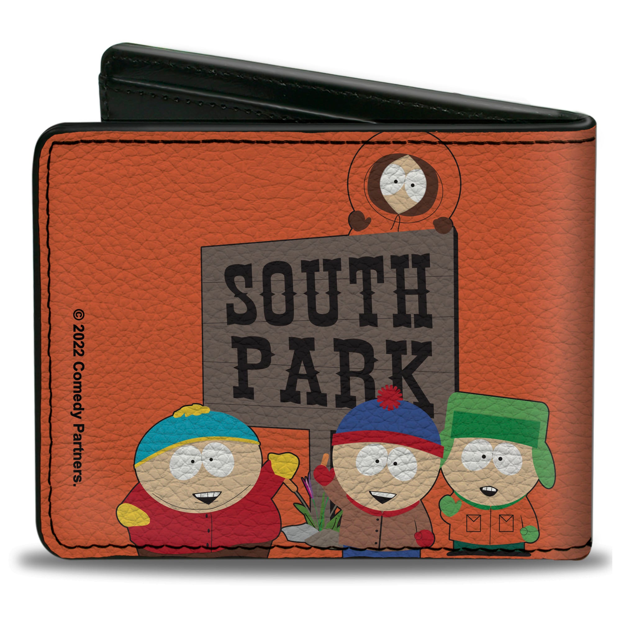 Bi-Fold Wallet - SOUTH PARK Sign Group Pose Orange Bi-Fold Wallets South Park