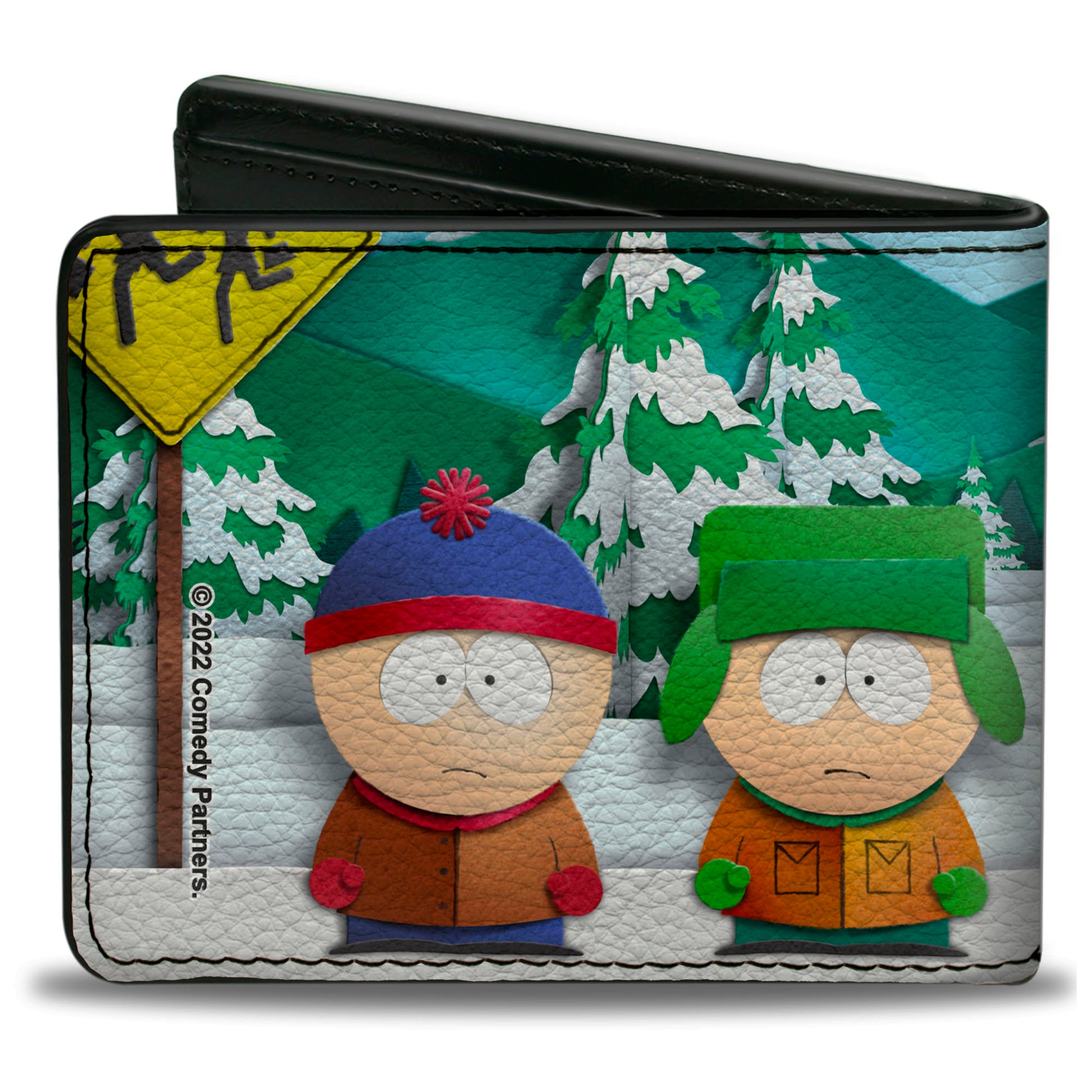 Bi-Fold Wallet - South Park Bus Stop Group Pose Bi-Fold Wallets South Park