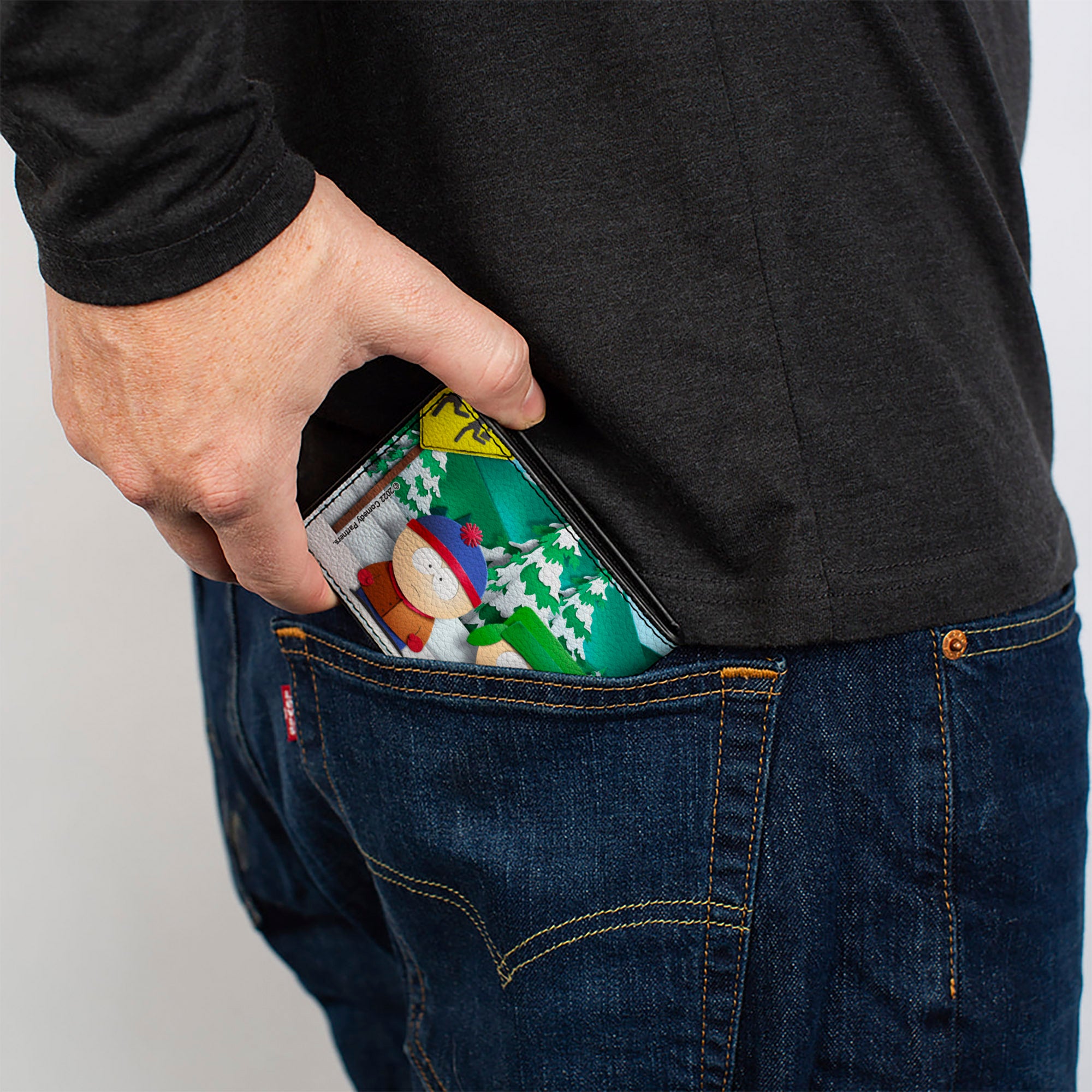 Bi-Fold Wallet - South Park Bus Stop Group Pose Bi-Fold Wallets South Park