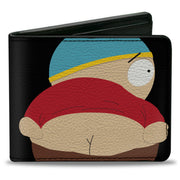 Bi-Fold Wallet - South Park Cartman Mooning Pose and Logo Black Bi-Fold Wallets South Park