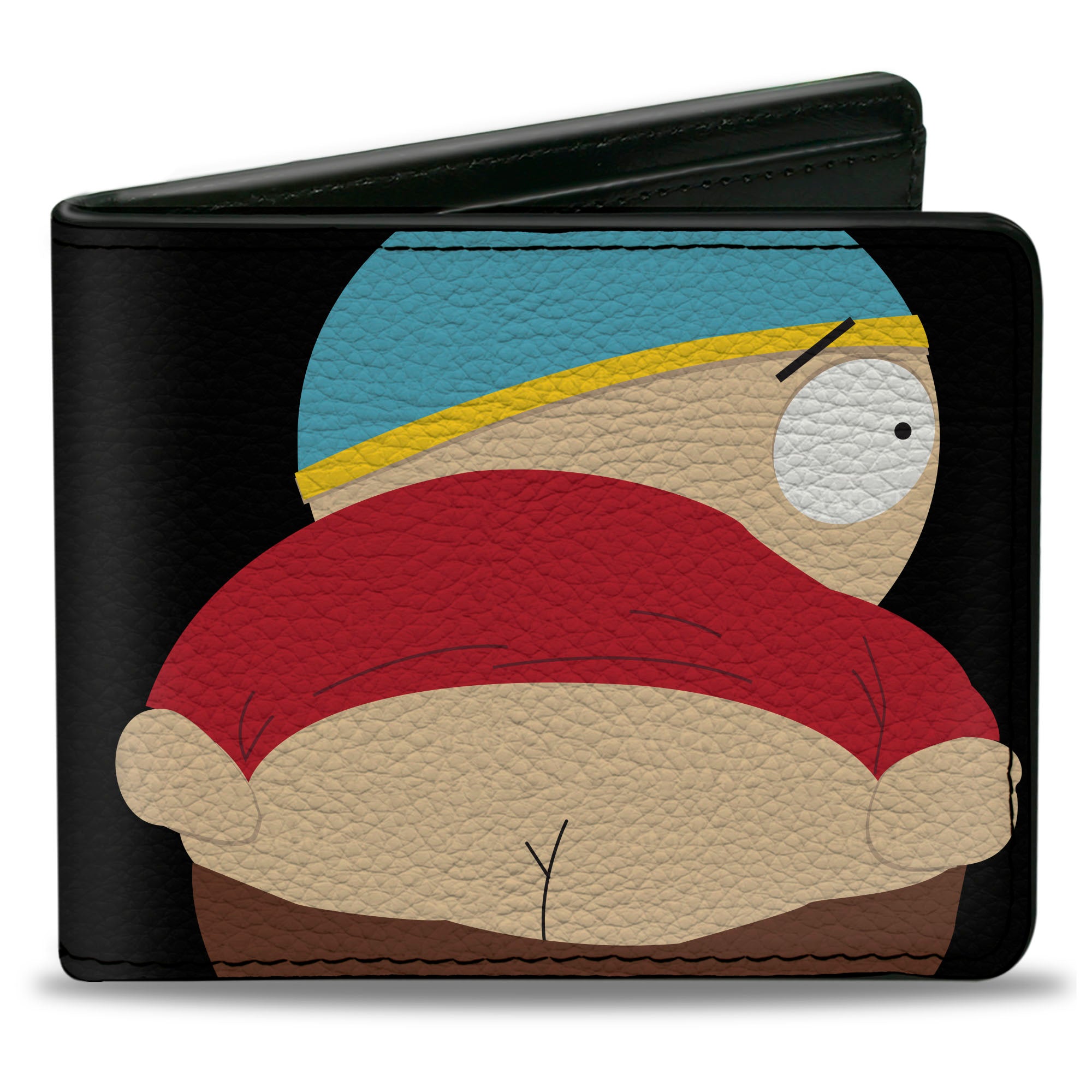 Bi-Fold Wallet - South Park Cartman Mooning Pose and Logo Black Bi-Fold Wallets South Park