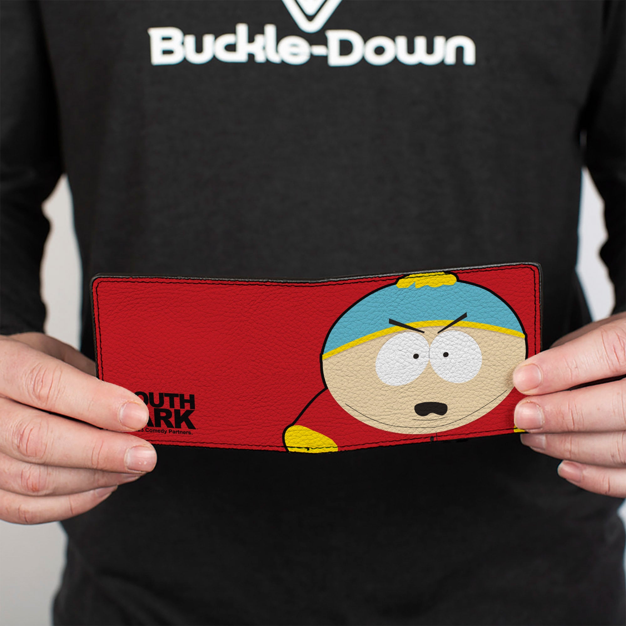 Bi-Fold Wallet - South Park Cartman Face Character Close-Up Red Bi-Fold Wallets South Park