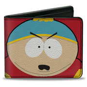 Bi-Fold Wallet - South Park Cartman Face Character Close-Up Red Bi-Fold Wallets South Park