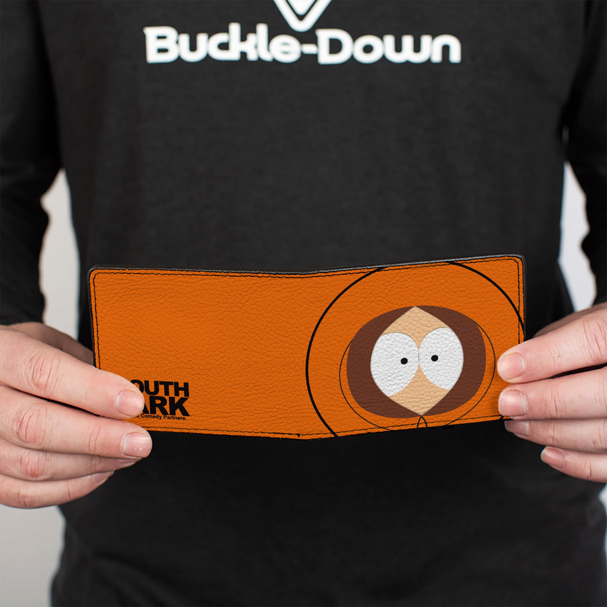 Bi-Fold Wallet - South Park Kenny Face Character Close-Up Orange Bi-Fold Wallets South Park