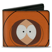 Bi-Fold Wallet - South Park Kenny Face Character Close-Up Orange Bi-Fold Wallets South Park