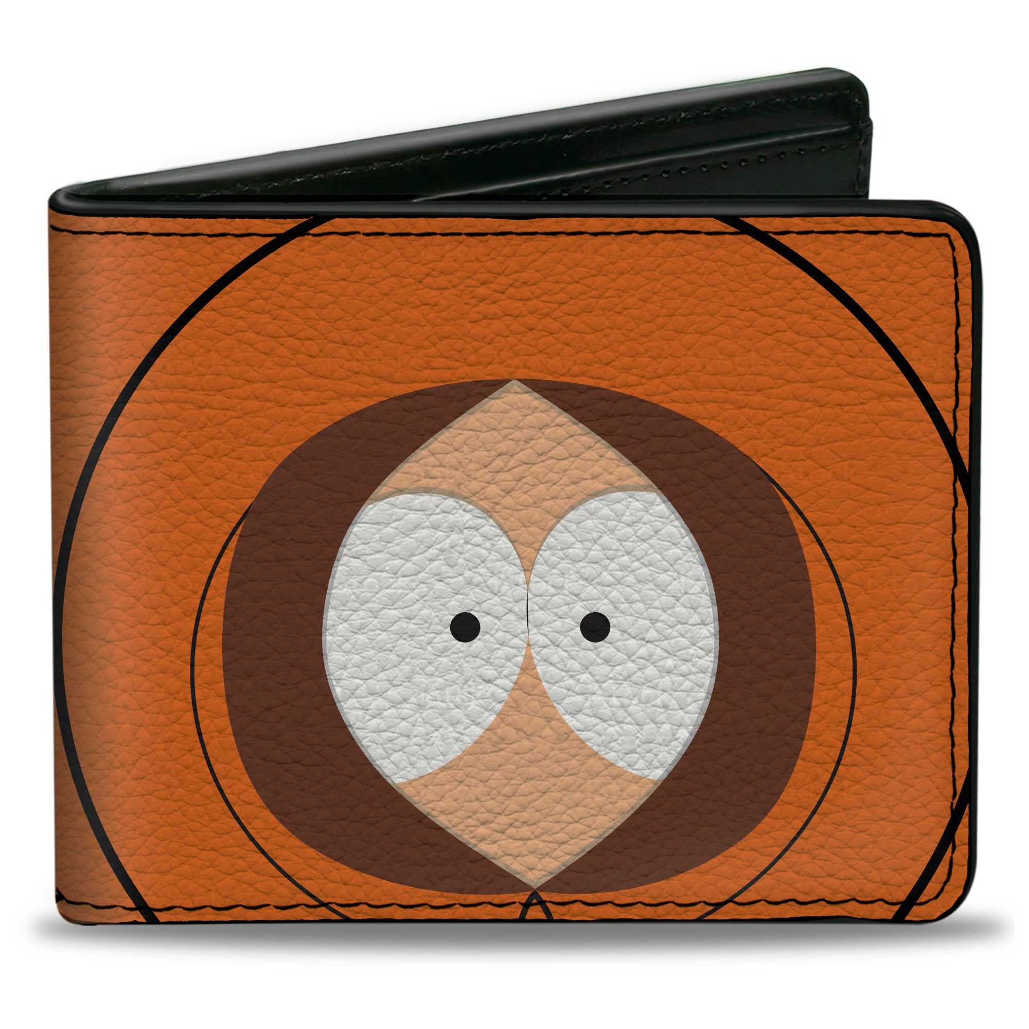 Bi-Fold Wallet - South Park Kenny Face Character Close-Up Orange Bi-Fold Wallets South Park