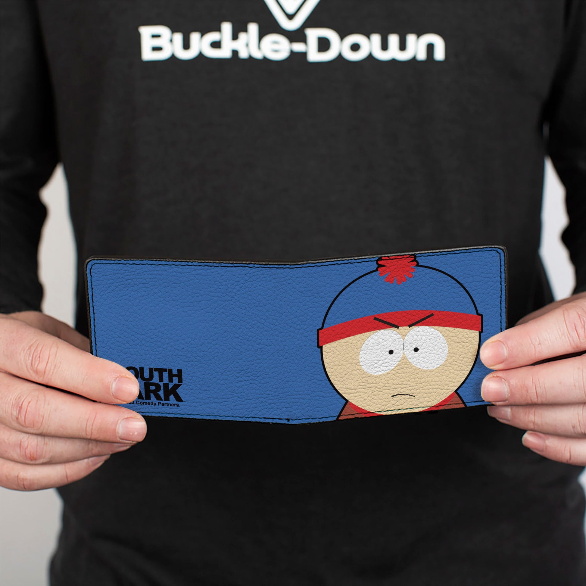 Bi-Fold Wallet - South Park Stan Face Character Close-Up Blue Bi-Fold Wallets South Park