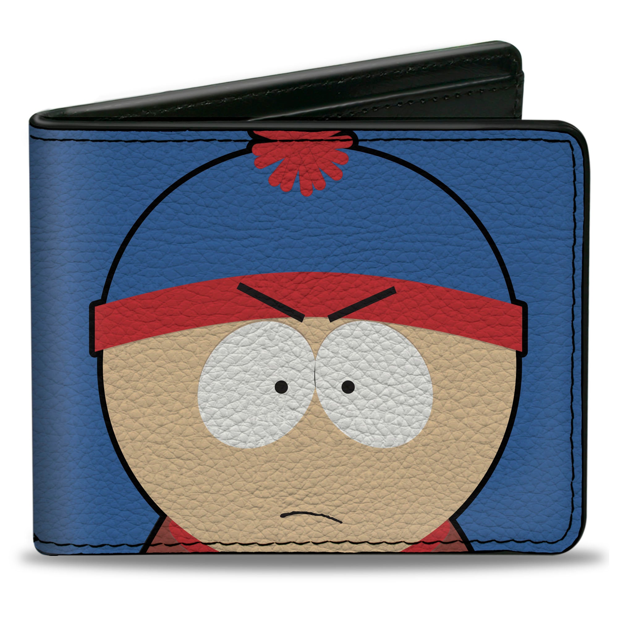 Bi-Fold Wallet - South Park Stan Face Character Close-Up Blue Bi-Fold Wallets South Park