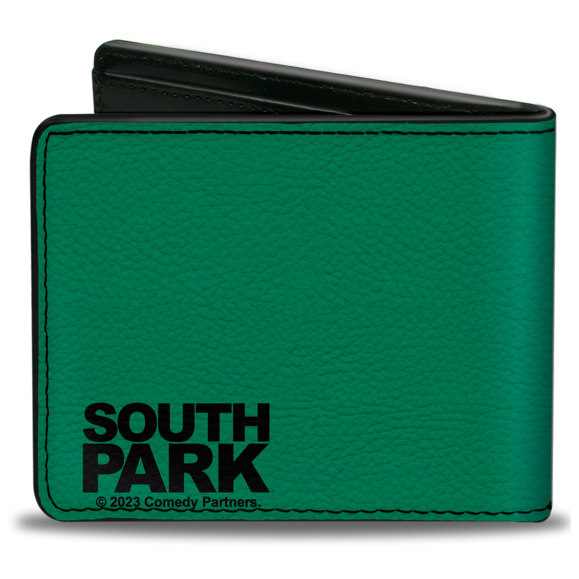 Bi-Fold Wallet - South Park Kyle Face Character Close-Up Green Bi-Fold Wallets South Park