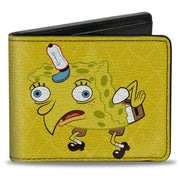 Bi-Fold Wallet - Mocking SpongeBob Pose Pineapple CLOSE-UP Yellows Bi-Fold Wallets SpongeBob SquarePants