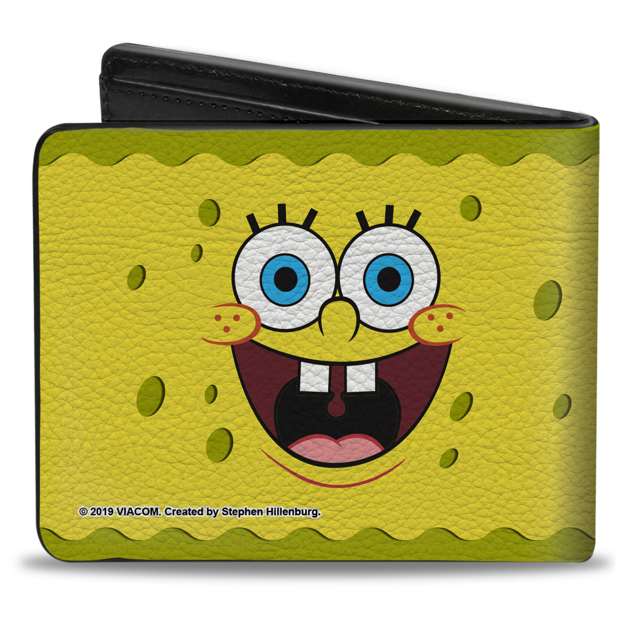 Bi-Fold Wallet - SpongeBob 2-Expressions Yellows Bi-Fold Wallets SpongeBob SquarePants