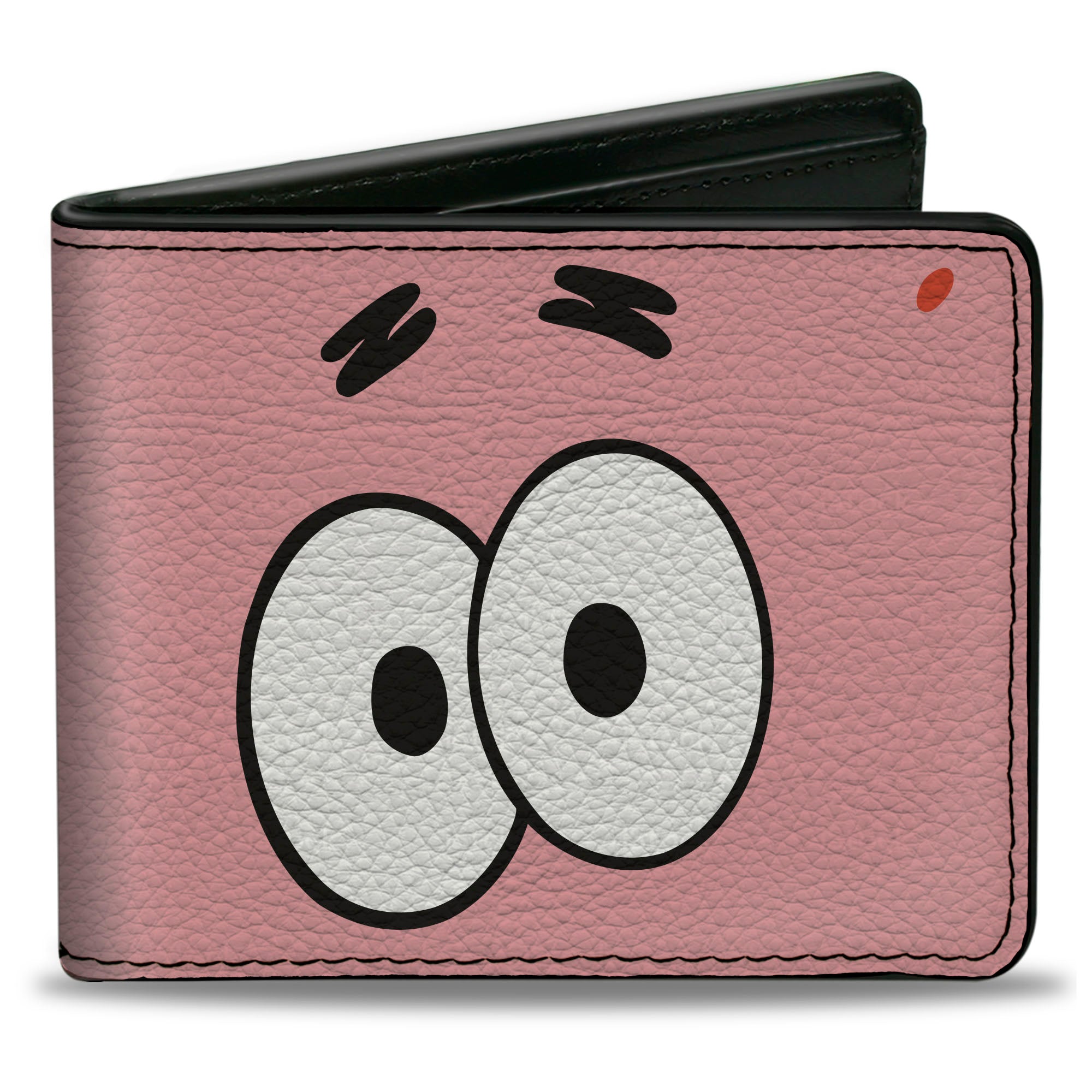 Bi-Fold Wallet - SpongeBob SquarePants Patrick Starfish Eyes CLOSE-UP Pink Bi-Fold Wallets SpongeBob SquarePants